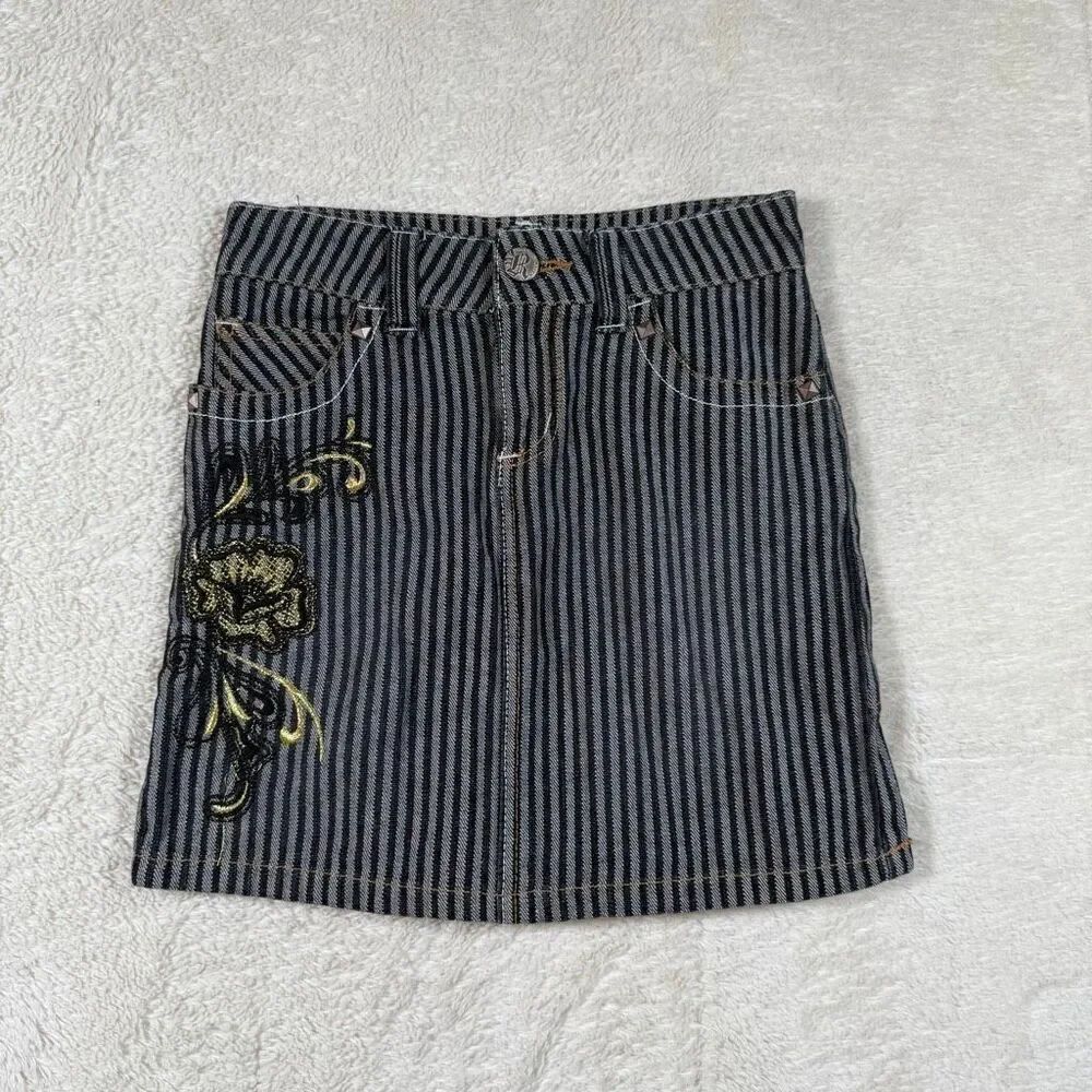 Vintage Y2K That’s so Raven Striped Kids Skirt